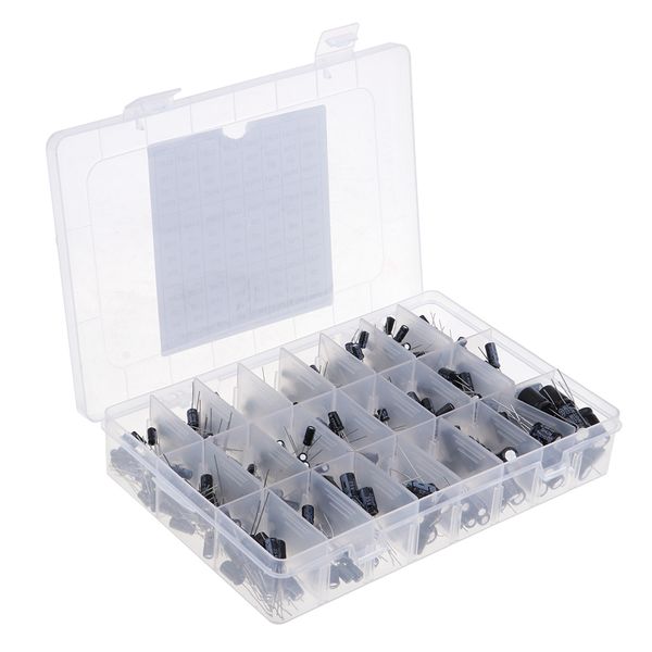 

capacitors 24value 500pcs aluminum electrolytic capacitor range 0.1uf-1000uf