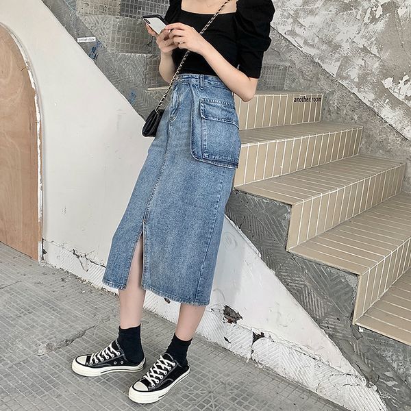 

2020 summer fat mm new style large size women's skirt g, Black