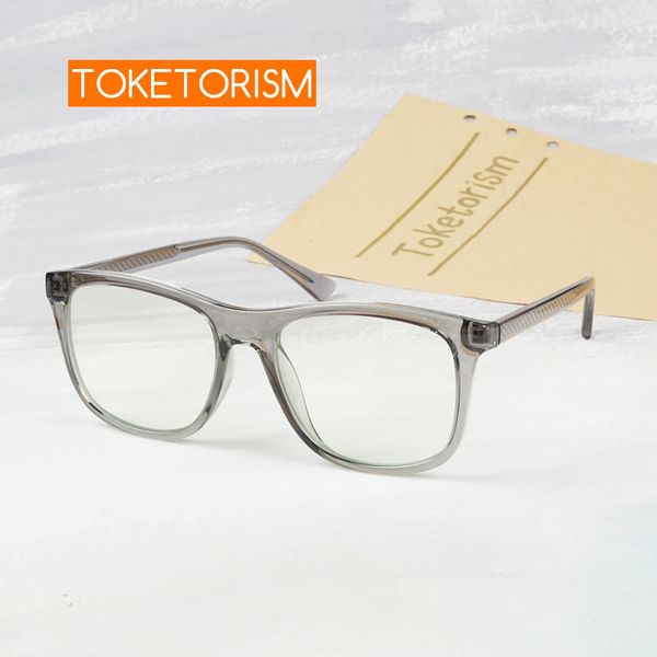 

toketorism anti blue glasses tr90 optical frame women men myopia prescription spectacles eyewear, White;black