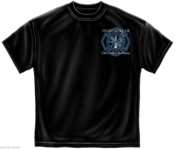 

пожарный t-shirt пожарные пожар спасательного fallen brothers tee fdbrand одежда мужчина o-образный вырез активных шорты рубашка slim fit t