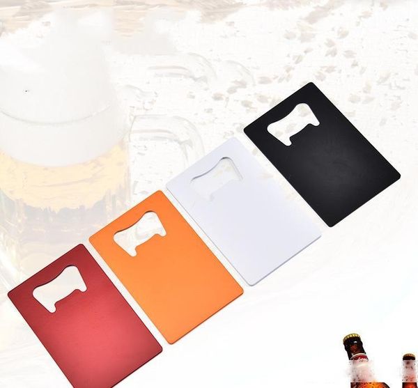 

wallet size stainless steel opener 4 colors credit card beer bottle opener business card bottle openers a320