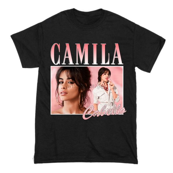 

мужчины футболка vintage camila кабельо t-shirt женщины тенниска
