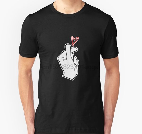 

тенниску finger сердца тенниска мужчин с коротким рукавом женщины тенниска