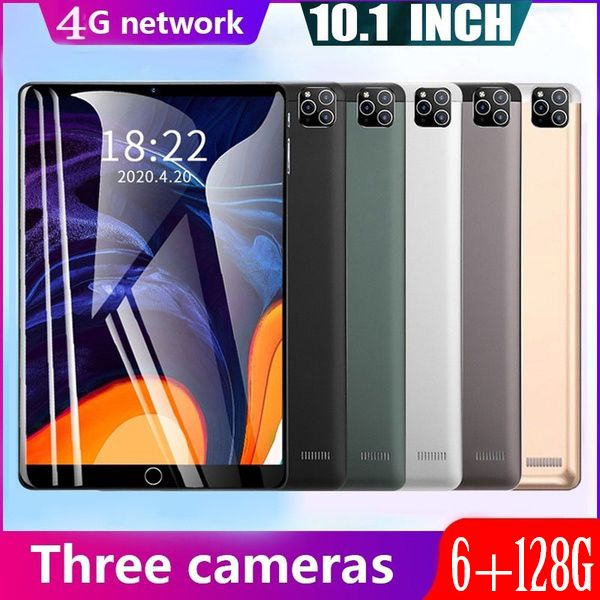 

2020 new android tablet pc andorid8.1 octa-core 10.1 inch tablet core 6gb ram 128gb rom wifi mirror screen tablets