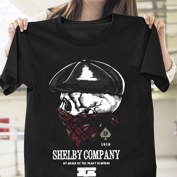 

shelby company by order of the peaky blinders t shirt black cotton 2019 fashion hipster summer men's funny cotton shirt