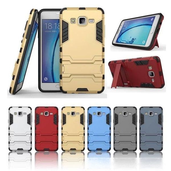 

for huawei ascend p8 p8 lite p9 p9 lite honor 5c y6 pro enjoy 6 hybrid kickstand anti shock defender armor case tpu pc cover 50pcs/lot