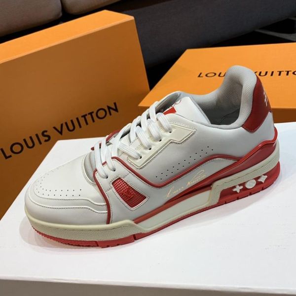 

luxury trainer snekaer men shoes fashion classic vintage lightweight sneakers scarpe da uomo di lusso sports lace -up low style men shoe, Black