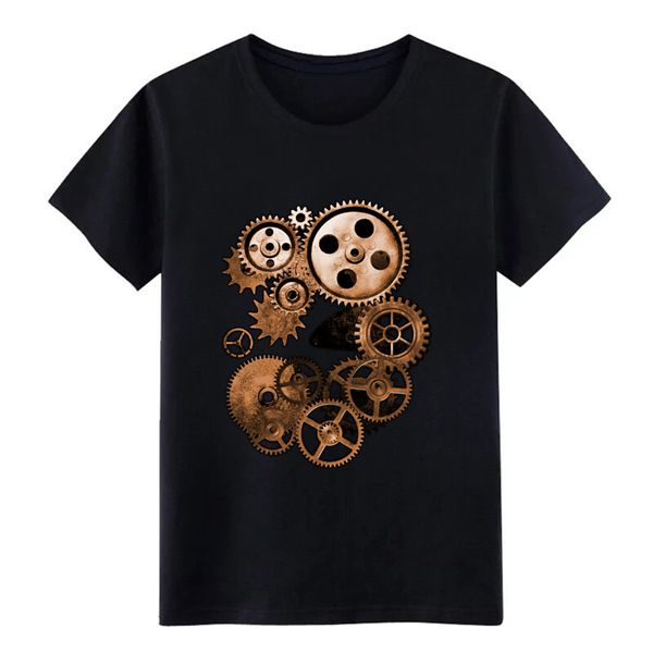 

steampunk gears t shirt customized tee shirt plus size 3xl standard interesting new fashion spring autumn kawaii shirt