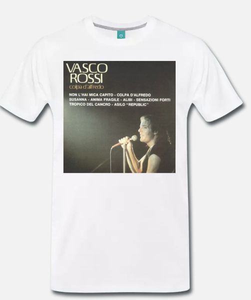 

t-shirt vasco rossi album colpa d'alfredo cantautore rock - s-m-l-xl-2xl-3xl