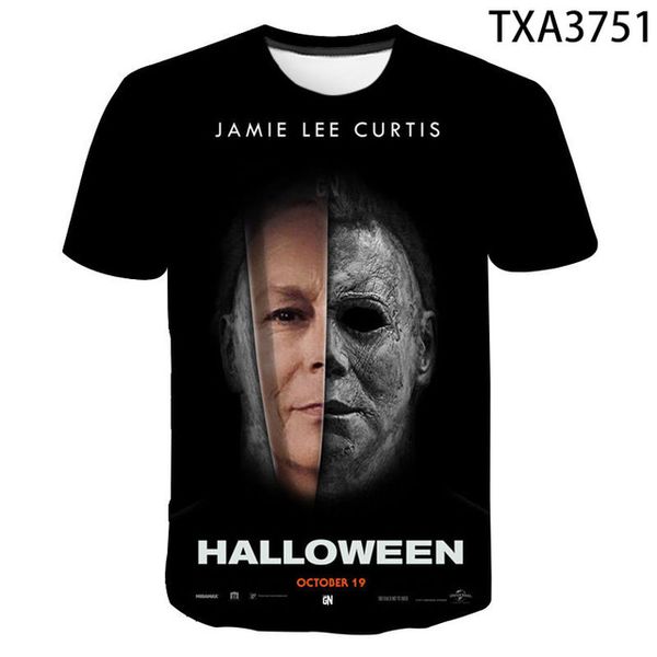 

new michael myers clothing wild street trend 3d print shirts graphic comics humor men clothing