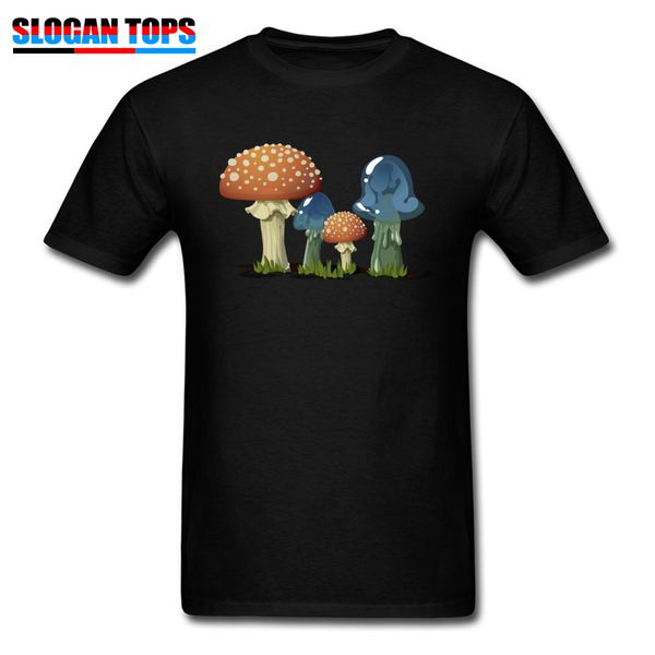 

mushrooms t-shirts printed tees men t shirt spring cotton tshirt fitted o neck clothes 3d cartoon shirts ing