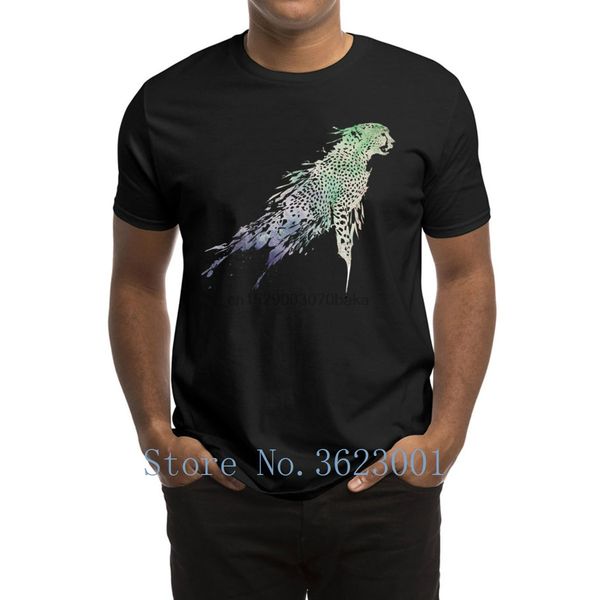 

print slim t shirt man cheetah t-shirt for men stylish summer style tshirt for mens humor size s-3xl tee shirt man hiphop