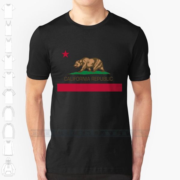 

california republic state flag authentic version custom design print for men women cotton new cool tee t shirt