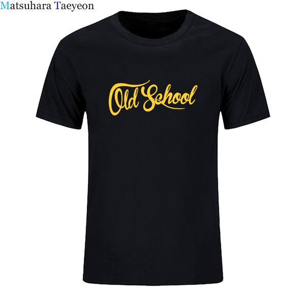 

old school new arrival summer fashion casual short sleeved t-shirt print brand men t shirt clothing cotton mens tee