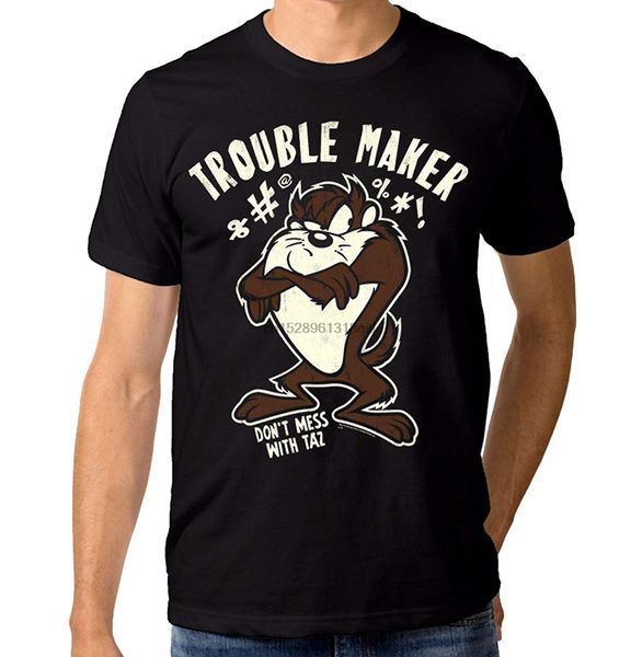 

taz 'trouble maker' t-shirt tasmanian devil looney tunes tee