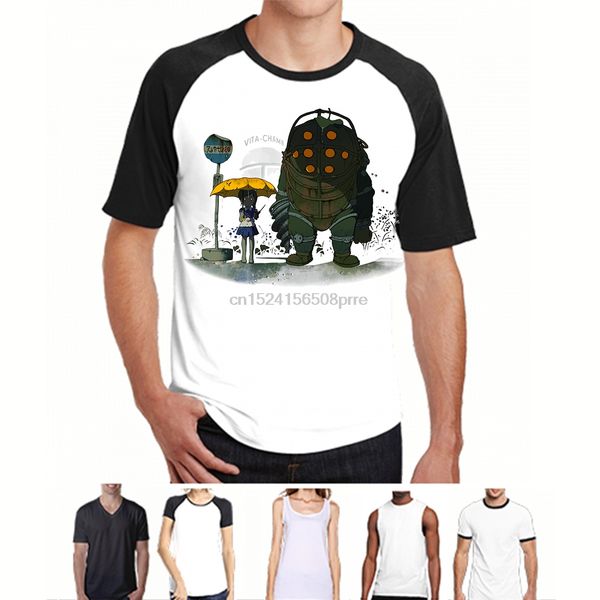 

100% cotton o-neck custom printed tshirt men t shirt big friend - bioshock women t-shirt