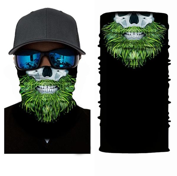 

knight neck ghost ski headband skull skeleton clown scarf pirate headwear death motorcycle bandana cycling magic design bgrkr bdehome, Black