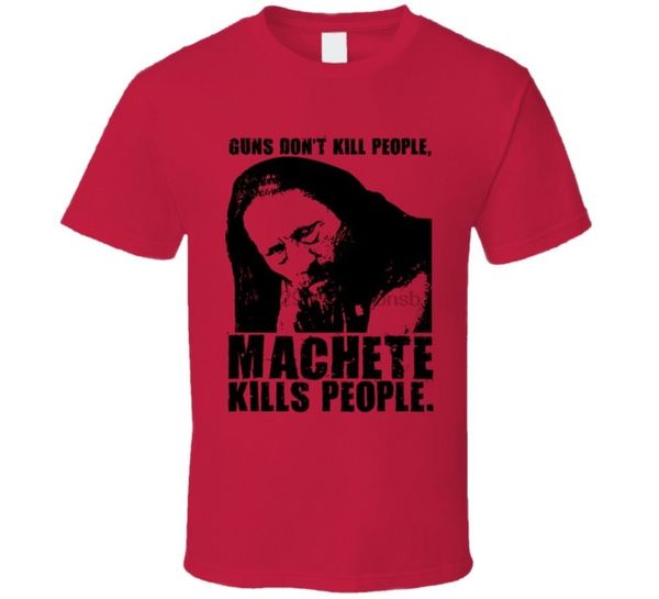 

guns dont kill people machete kills people t shirt