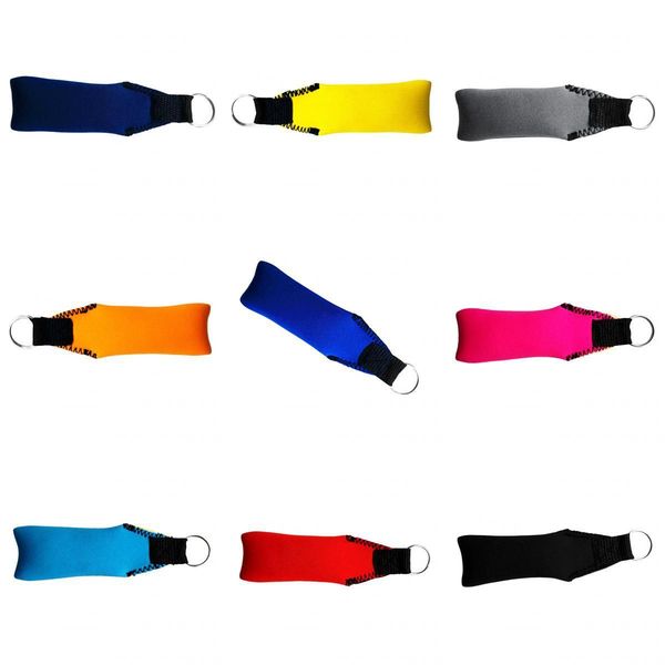 

lot 9 neoprene floating keyring keychain float key rings for yachting boating kayak canoe sailing rafting
