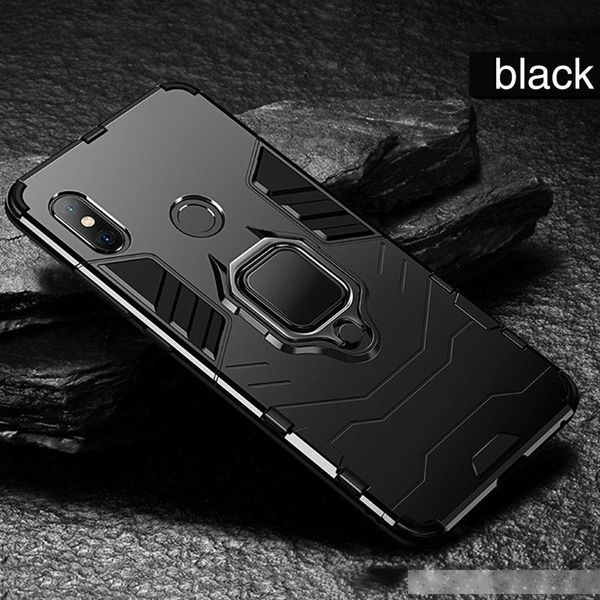 

shockproof armor phone case for xiaomi 8 lite f1 max mix 3 2s cases for redmi note 4 5 6 pro finger ring holder back cover