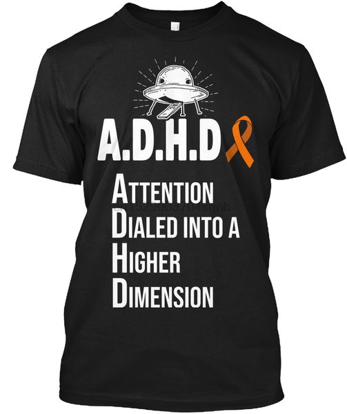 

мужчины футболка adhd в футболке higher dimention женщин