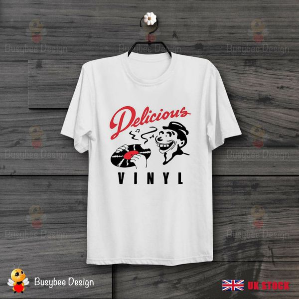 

vinly delicious music record label rap hip hop cool t shirt b488