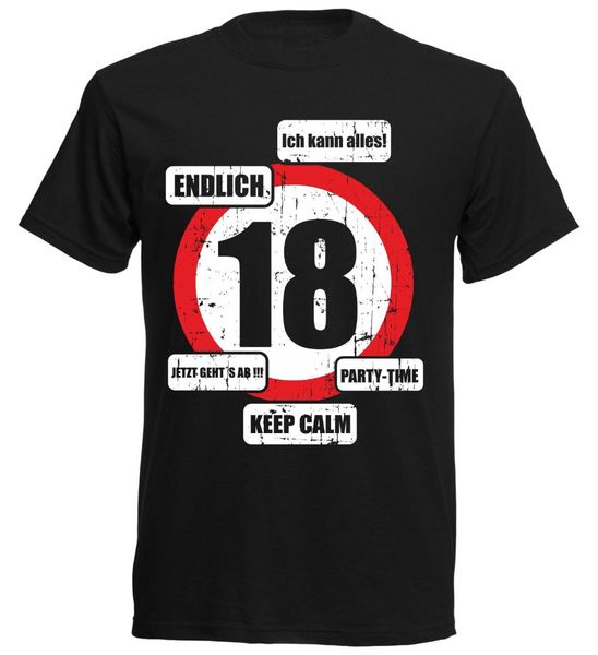 

t-shirt - endlich 18 jahre geburtagsgeschenk new t shirt custom printed personalized t-shirts shirt design website