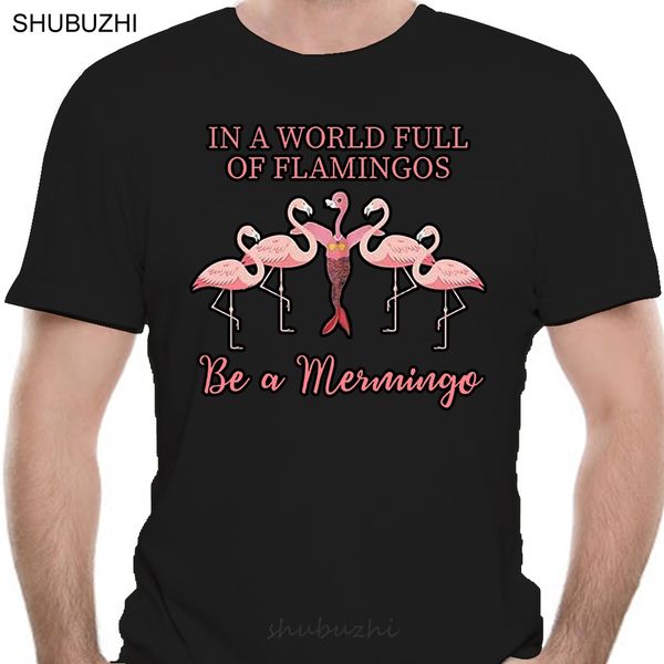 

в мире, полном фламингос be a mermingo ladies t-shirt black cotton s-3xl мода футболки мужчин хлопка марки teeshirt