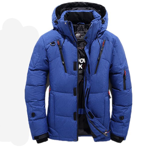 

2018 90% white duck thick down jacket men coat male warm brand clothing winter down jacket outerwear, Black