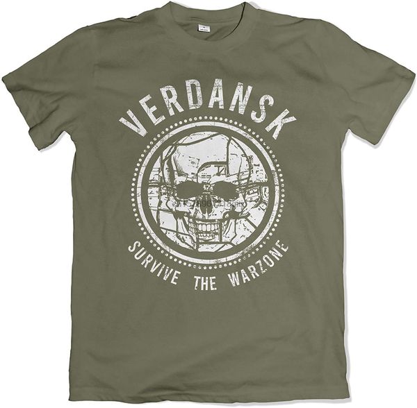 

teamzad verdansk survive the warzone it is your duty map gamer t shirt