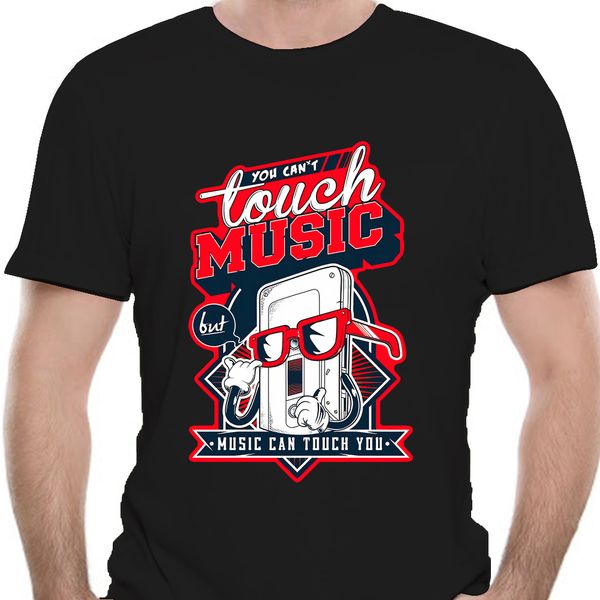 

men tshirt music can touch you mordecai and rigby t shirt(1) printed t-shirt tees 0432j