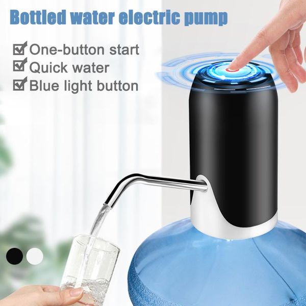 

automatic electric water pump usb charging multi-interface bottled drinking water press pump dispenser 2020water pumping device