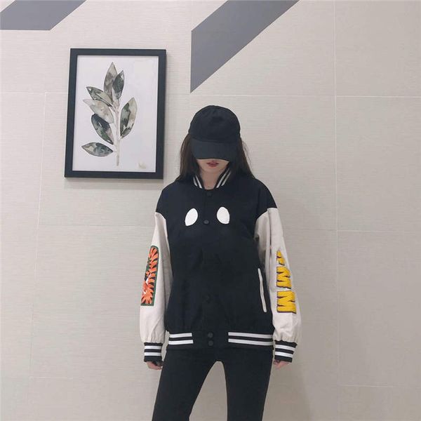 

mens jackets hip hop streewear spring winter coat men jacket coats pattern shark mouth windbreaker, Black;brown