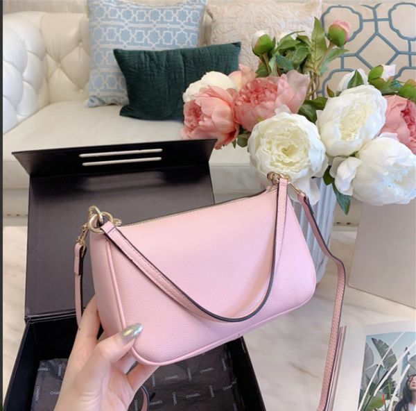 

2020 fashion color designer shoulder bag messenger crossbody zip handbag crescent bag gys2004014