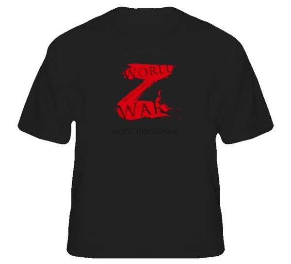 

world war z zombie movie t shirt