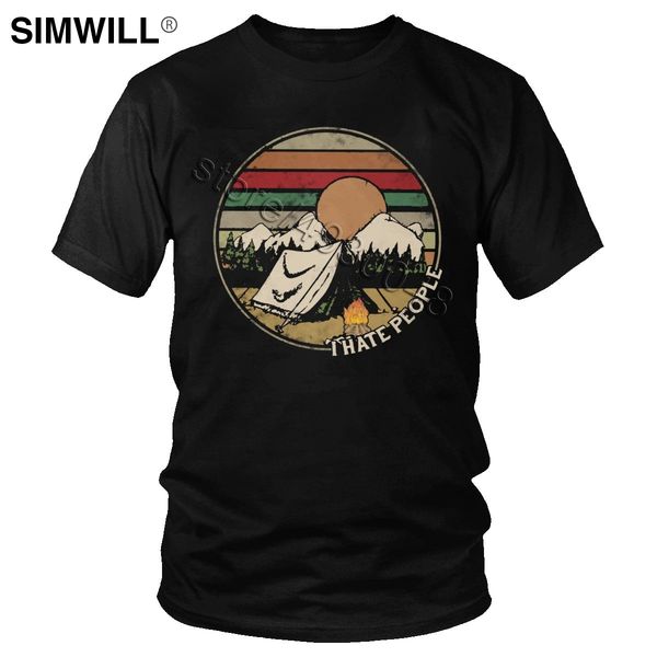 

urban vintage love camping i hate people t-shirt men graphic cotton t shirt retro short sleeve camping hiking tee gift clothing