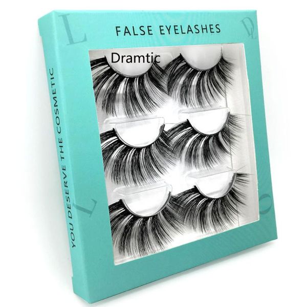 

false eyelashes lekgavd 3pairs 3d faux mink hair ultra-wispy dramatic long volume eyeashes handmade fluffy lashes extension tool