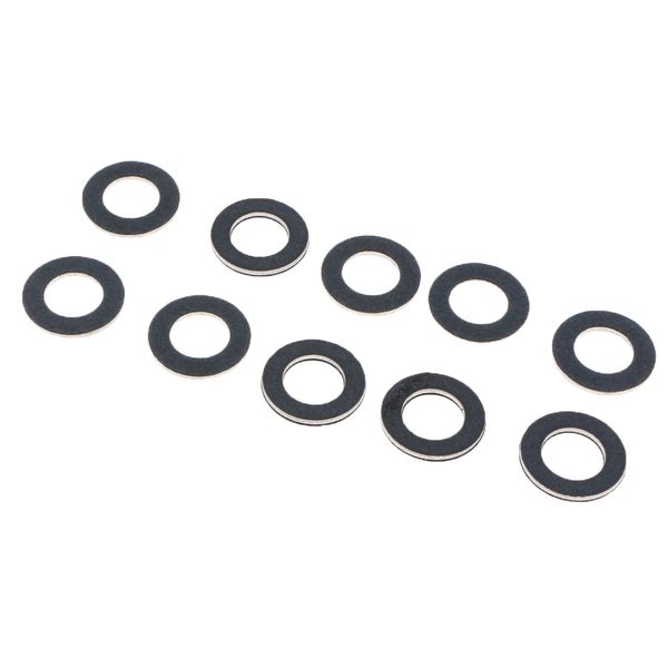 

10pcs metal oil drain plug crush washers gaskets for toyota lexus black