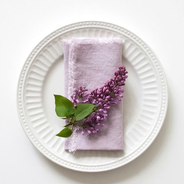 

table napkin 4psc /lot fringe 100%pure linen napkins 48*48cm