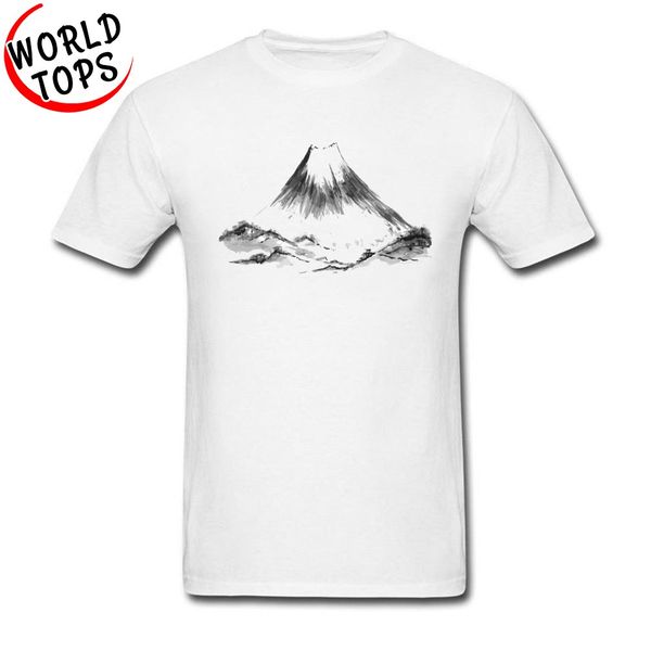 

mount fuji mountain culture t-shirts summer/autumn pure cotton comfortable tee shirts man new styling fashion streetwear