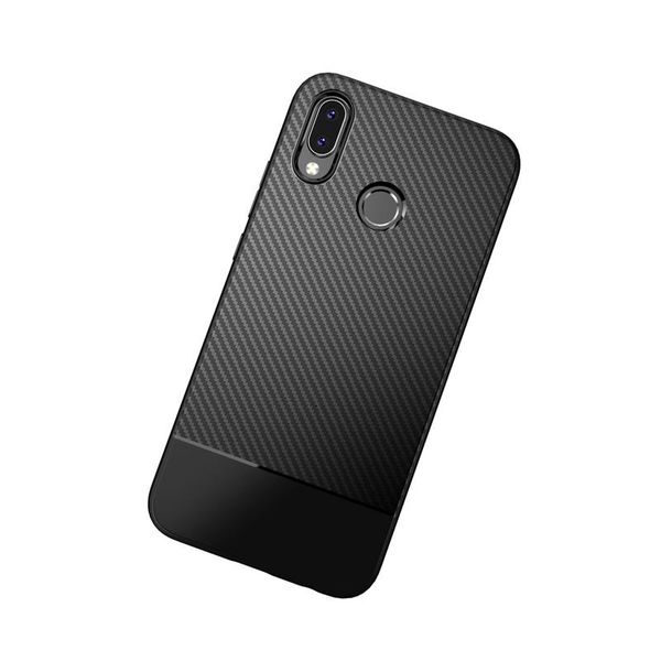 

carbon fiber phone cover soft tpu phone case for huawei p20 lite silicone dustproof anti-scratch flexible protective cover