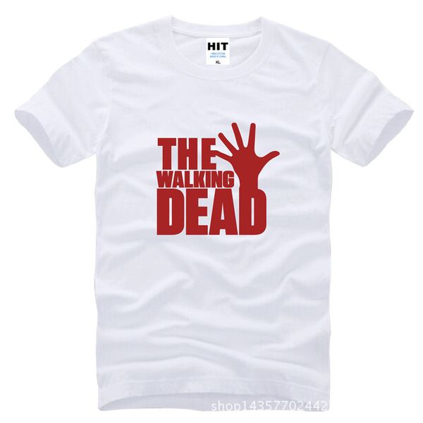 

the walking dead loose printed mens men t shirt t-shirt fashion 2015 new short sleeve cotton tshirt tee camisetas masculina