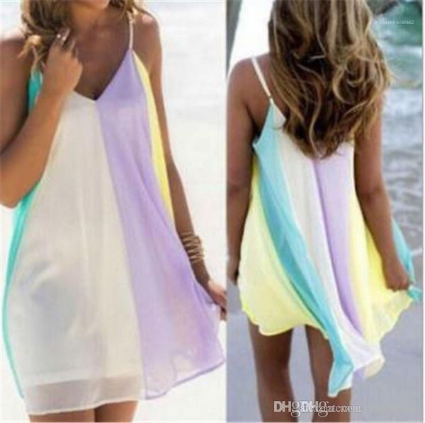 

neck sashes womens dresses elegant womens clothing new arrival women designer chiffon dresses rainbow v, Black;gray
