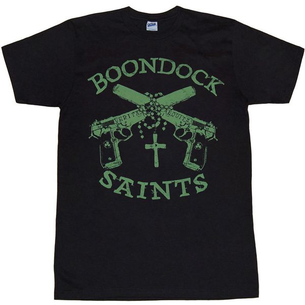 

boondock saints guns and rosary t-shirt summer men's fashion tee 2019 fashion t shirt summer o neck tee, new arrival tees