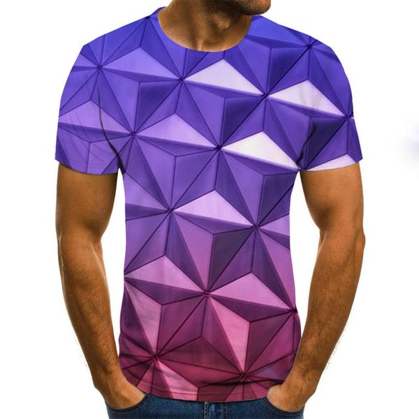 

effect summer 3d visual pattern oversized 3d print shirts kawaii funny horror men clothing