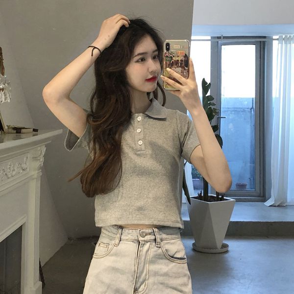 

women's polos summer wear 2021 style g, White