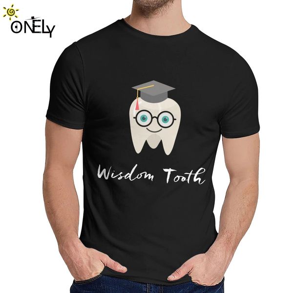 

anime funny wisdom tooth dentist dental hygienist gifts teeth t-shirt for soft organic cotton camiseta s-6xl