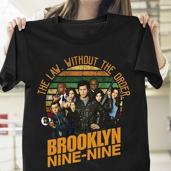 

brooklyn nine nine закон без заказа t shirt black хлопок мужчины s 6xl