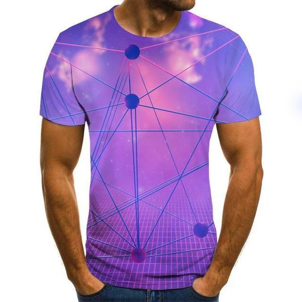 

new men 3d men 's t -shirt summer printed o -neck 3d print shirts comics hippie anime men clothing
