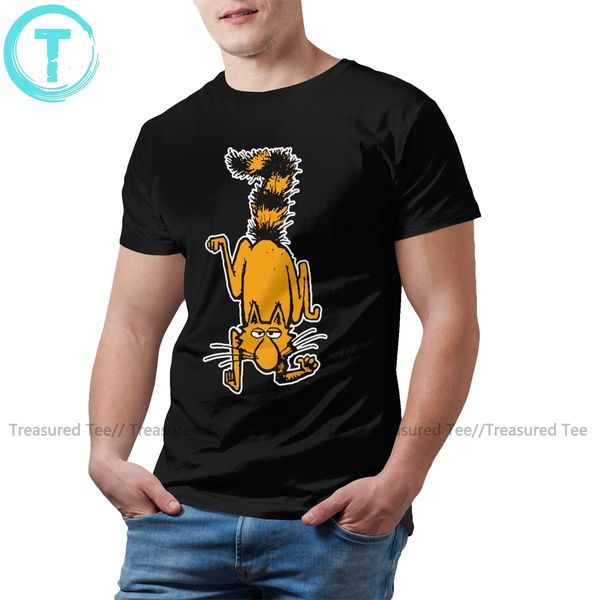 

orange cat t shirt fat freddy cat t-shirt 100 percent cotton print tee shirt 5xl cute short-sleeve male tshirt